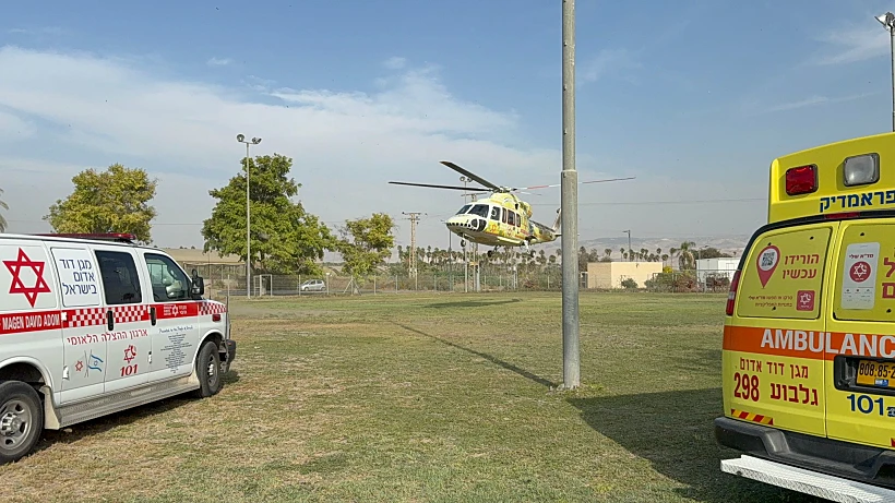 תאונת דרכים ופינוי מוסק בסמוך לשדה אליהו