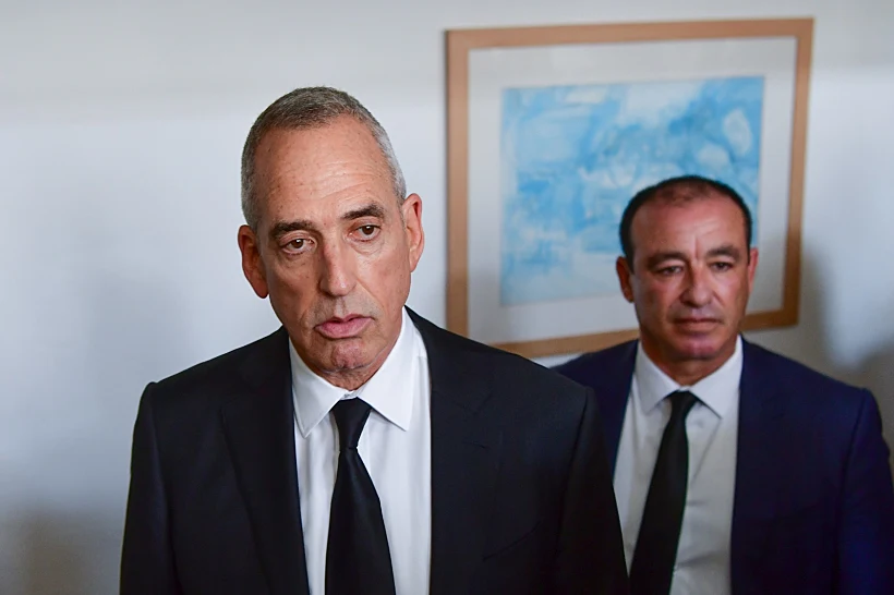 עו"ד אביגדור (דורי) קלגסבלד ועו"ד ז'ק חן, סנגוריה של הפצ"רית יפעת תומר-ירושלמי