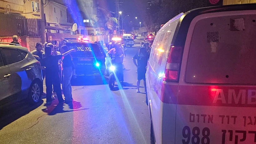 אמבולנסים בזירה ברעננה