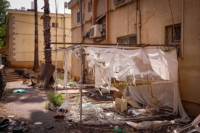 סוכה הרוסה בקריית שמונה