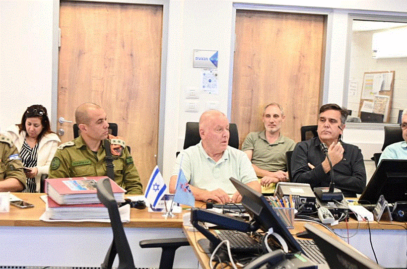 חמ"ל ניהול תרגיל המוכנות בחיפה