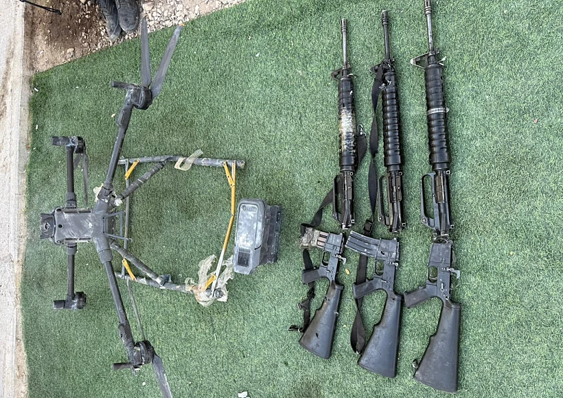 רחפן שנשא אמל"ח אותר בגבול מצרים