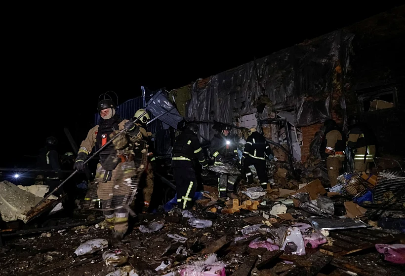 זירת התקיפה הרוסית במזרח אוקראינה