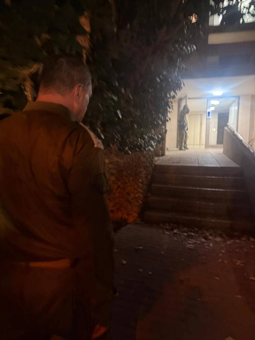 הרמטכ"ל אייל זמיר מבקר את משפחתו של הדר גולדין