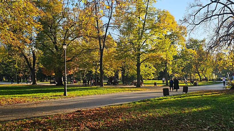 פארק המלך בוריס בסופיה בשלכת