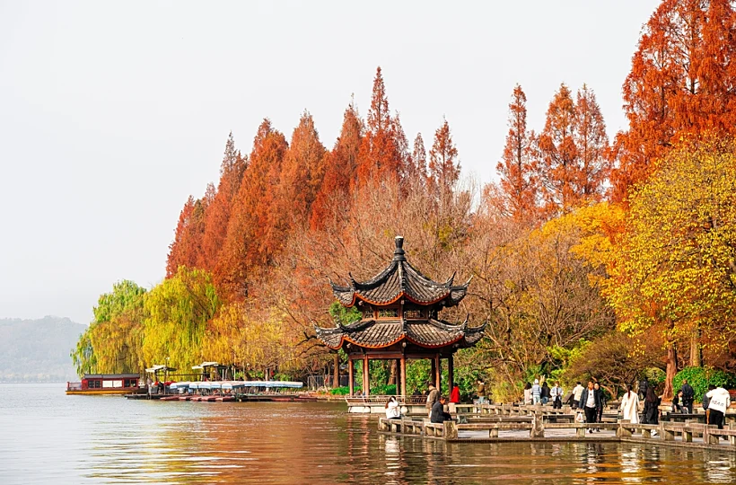 Hangzhou,,china, האגם המערבי בהאנג’ואו (Hangzou)
