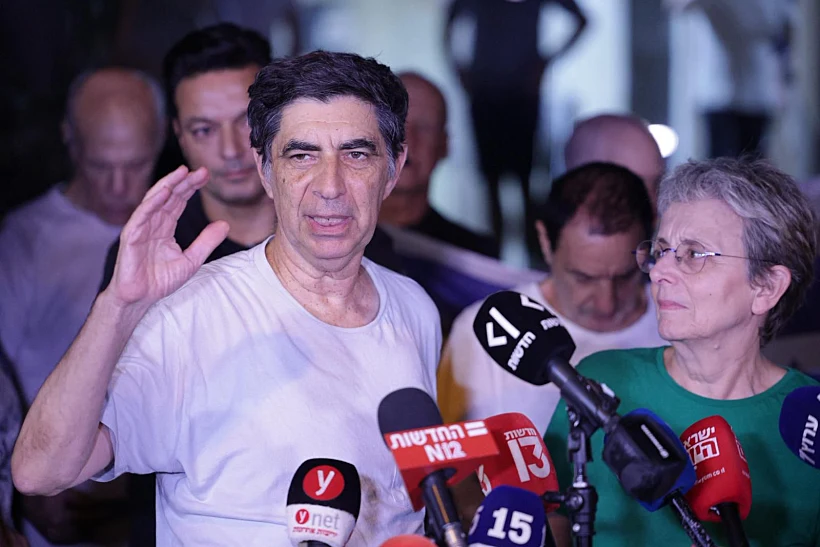 שמחה ולאה גולדין בהצהרה אחרי השבת הדר לקבר ישראל