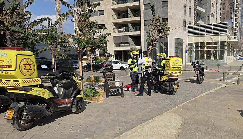 זירת הדקירה בלוד