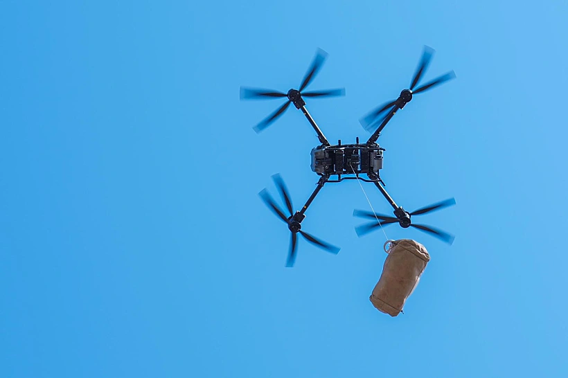 רחפן במהלך תרגיל צה"לי של פיקוד מרכז