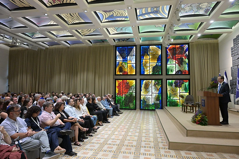 הנשיא הרצוג באירוע לציון 25 שנים למכינת ׳ימין אורד׳