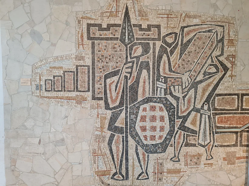 פסיפס בבית יד לבנים בפתח תקווה