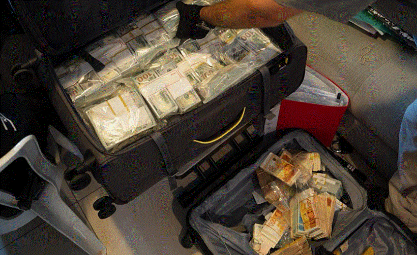 מיליוני דולרים שנתפסו במעבדת הסמים באשדוד