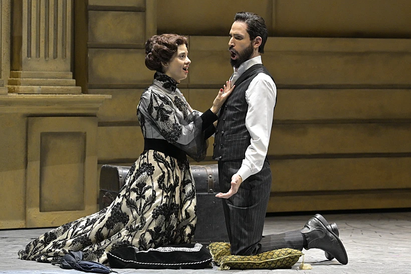 ענת צ'רני ועודד רייך באופרה "תיאודור"