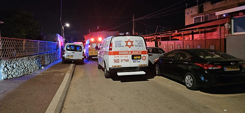 זירת הרצח בחדרה