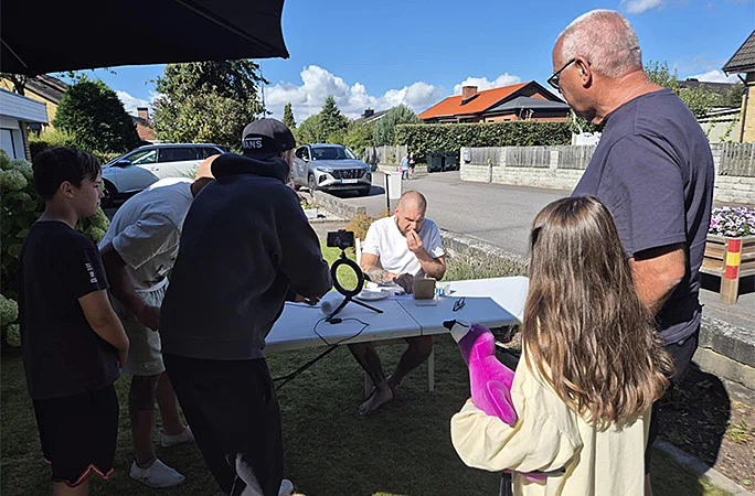 מרטין סטרובי, שבר את שים העולם בהחדרת גפרורים לאף