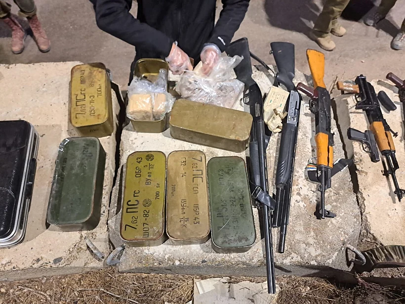 כלי הנשק שהוברחו מסוריה