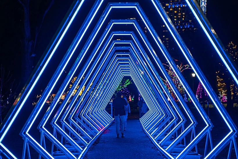 Winter,festival,of,lights,in,niagara,falls.,the,winter,festival