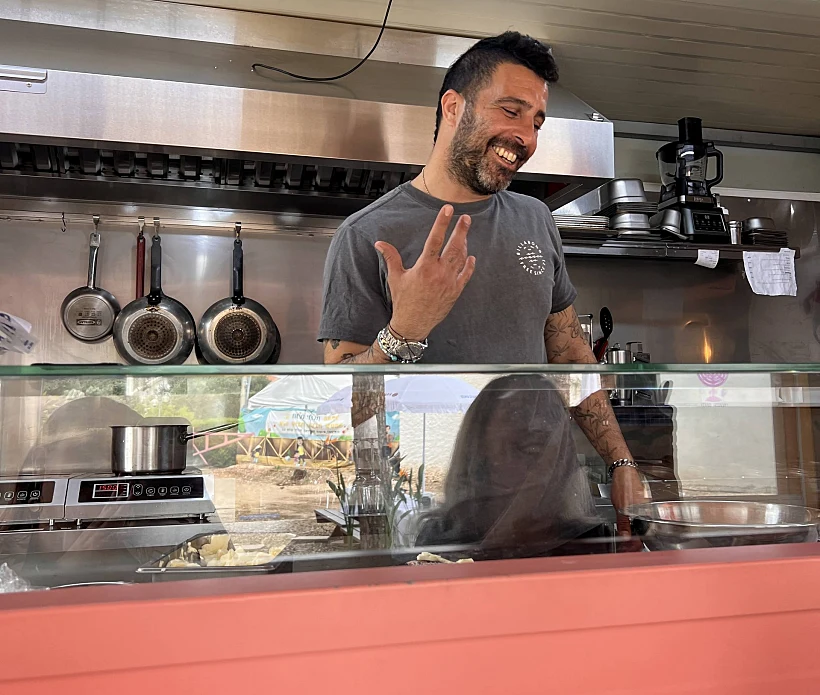 יוסי שטרית בפוד טראק "ברטה- איטלקייה במשאית"