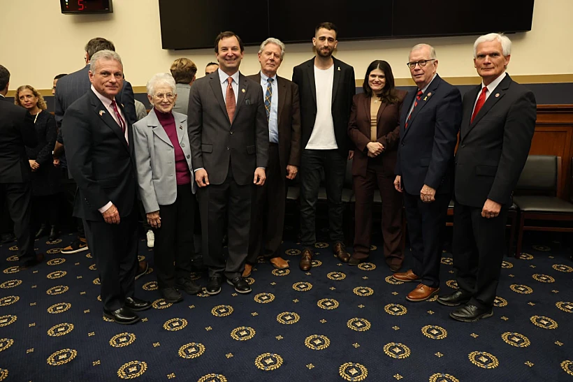 משלחת החטופים ומשפחותיהם בוושינגטון