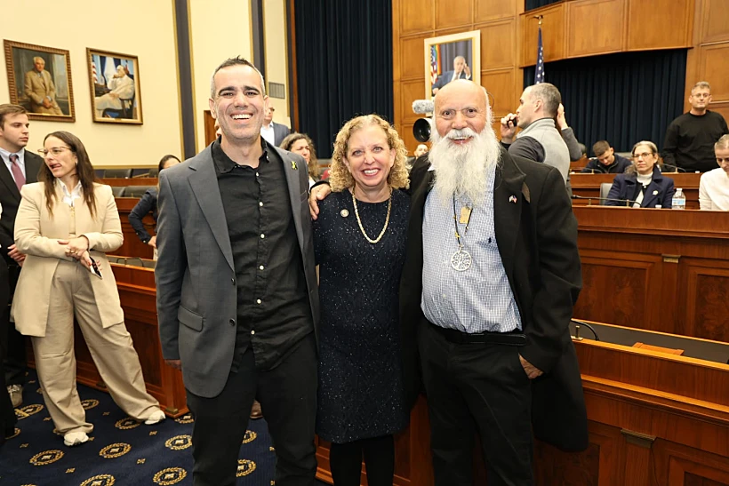 עמרי מירן ואביו דני בוושינגטון