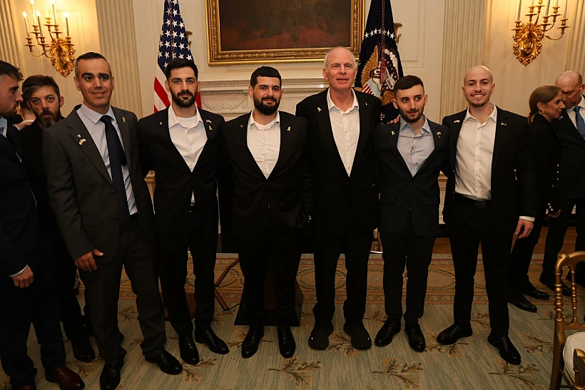 משלחת שורדי השבי בבית הלבן