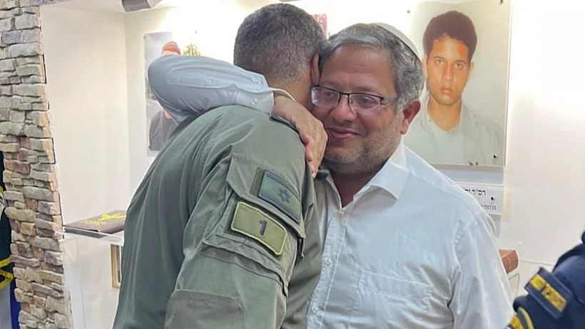 השר לביטחון לאומי איתמר בן גביר בימ"ס איו"ש