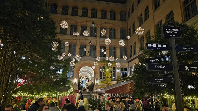 השוק המקסים ב-Stadthöfe. המבורג