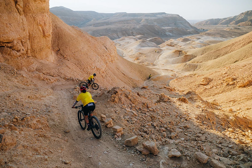 רוכבים בסינגל האופניים הארוך בישראל