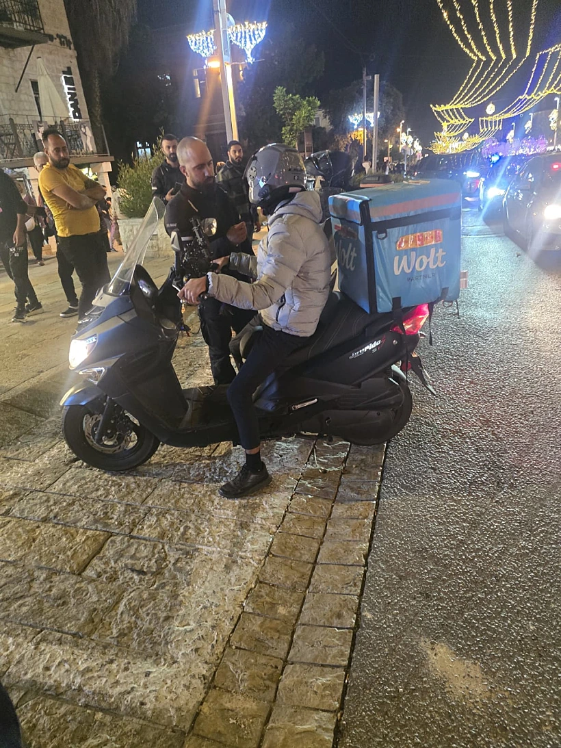 מבצע אכיפה נגד שליחי וולט בחיפה