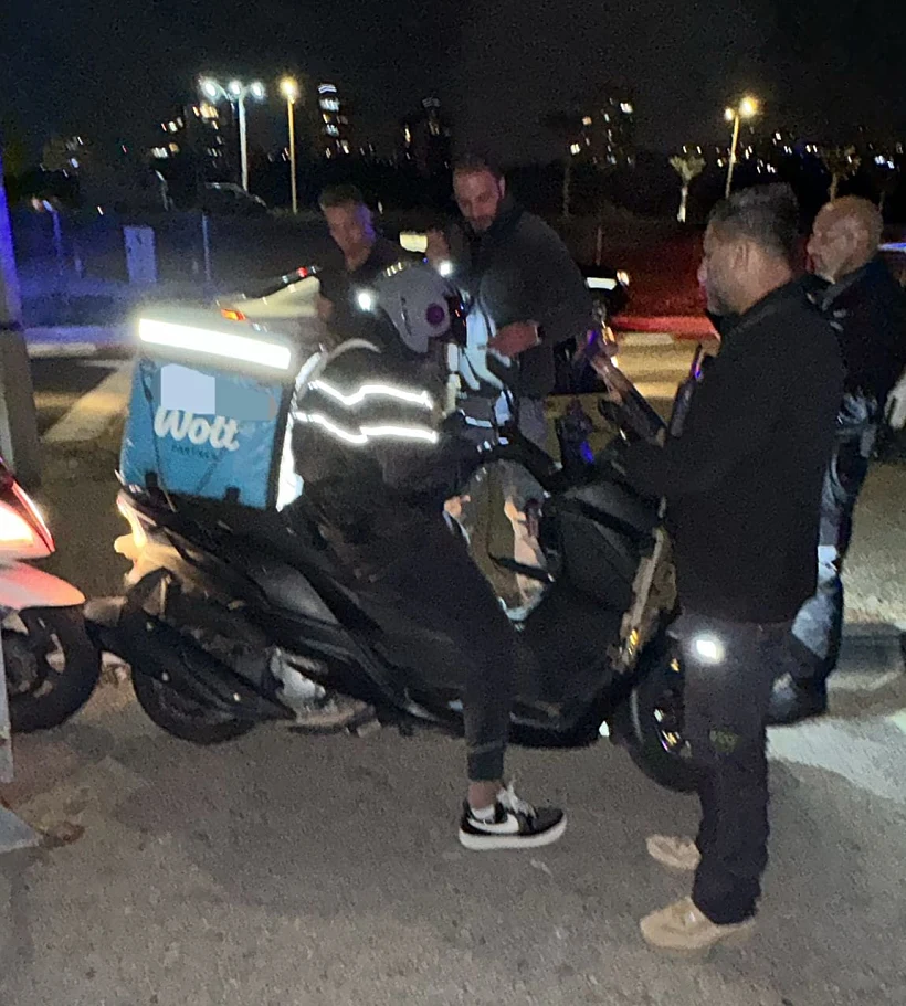 מבצע אכיפה נגד שליחי וולט בחיפה