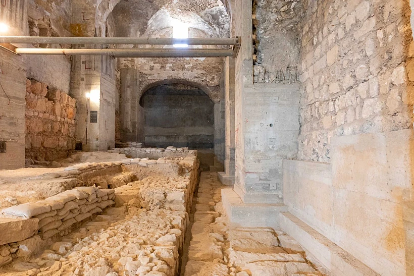 החומה מתקופת החשמונאים שנחשפה