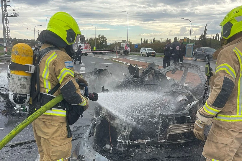 פיצוץ הרכב בצומת נהלל