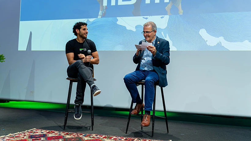 דב קלמן מראיין את נאס דיילי בכנס "מפה חדשה"