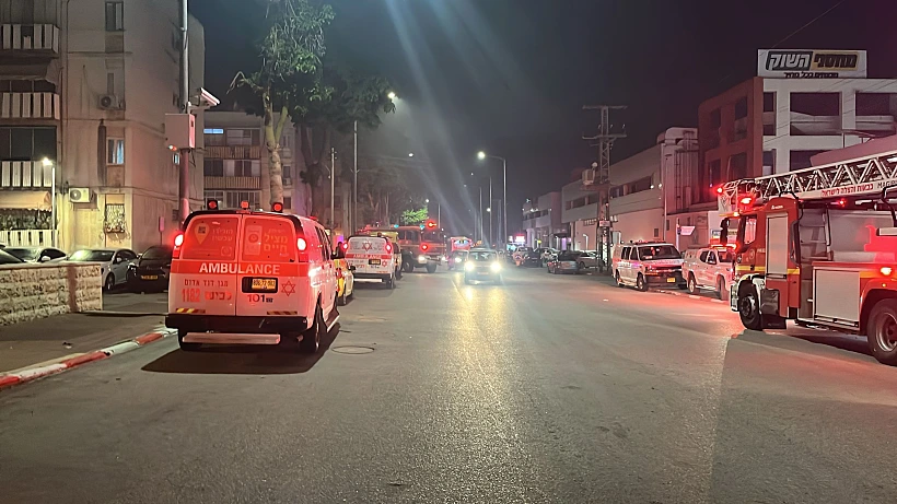 זירת השריפה בקריית מלאכי