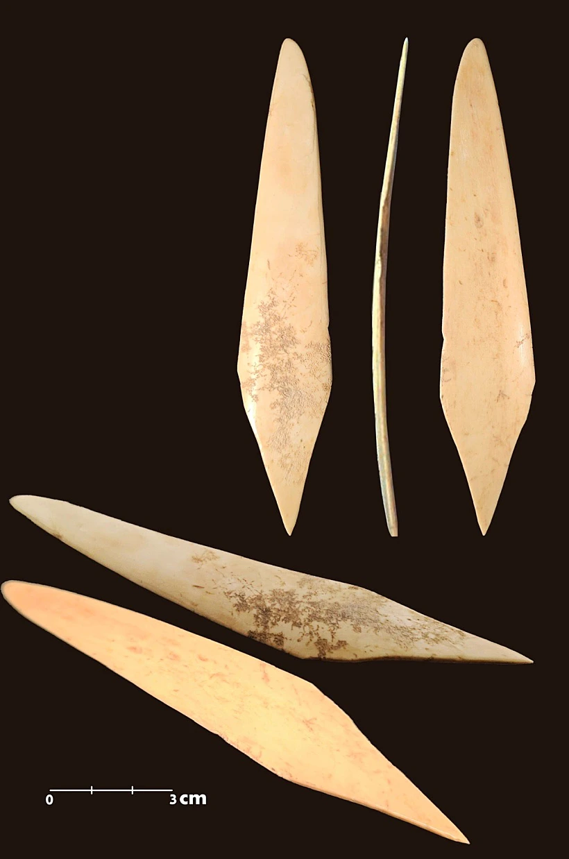 כלי כתיבה עתיקים שאותרו בנבי סמואל