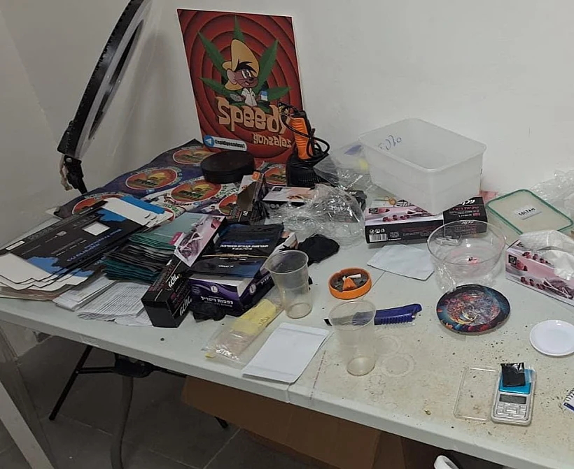 מעבדת סמים בדירה בב"ש בה אותר החשוד ברצח דניאל אסלן