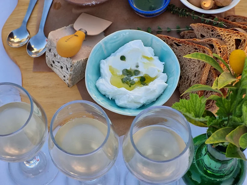 חווית יין וגבינות נאות סמדר