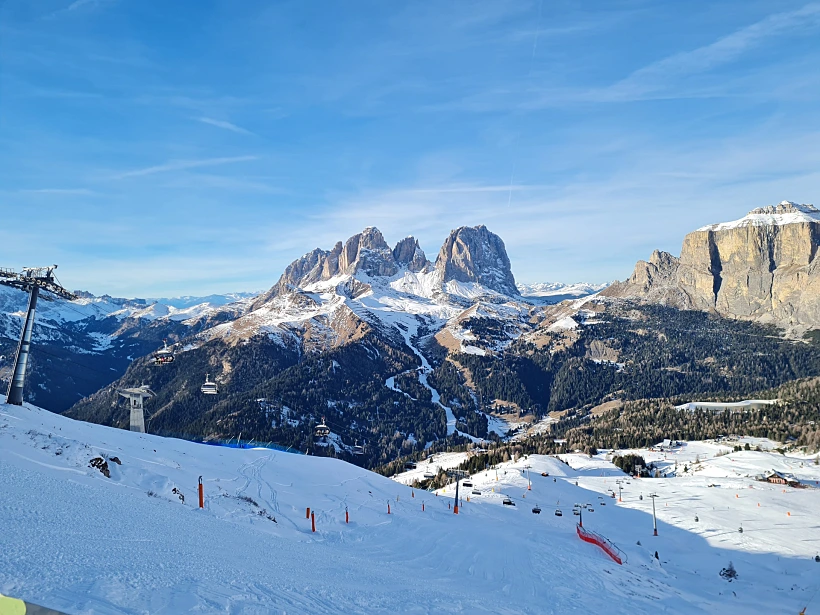 מתחם הגלישה בלוודרה בדולומיטים