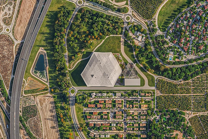 הדמיית הקמפוס של אינבידיה בקריית טבעון