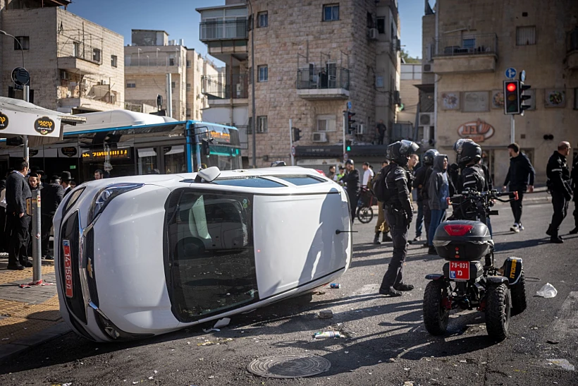 מהומות בירושלים: חרדים תקפו שוטרים