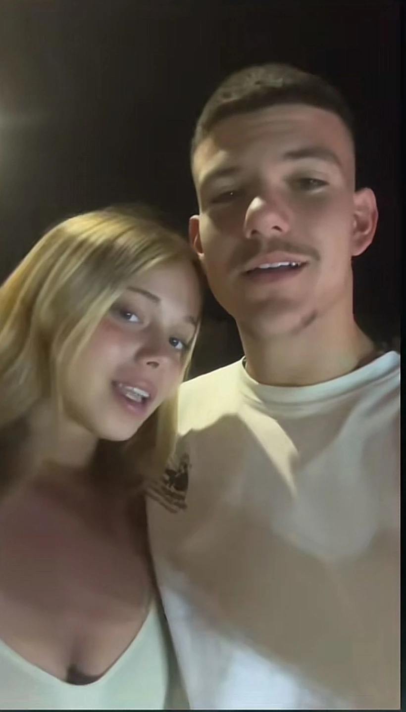 נדב חנציס ובת הזוג אביה