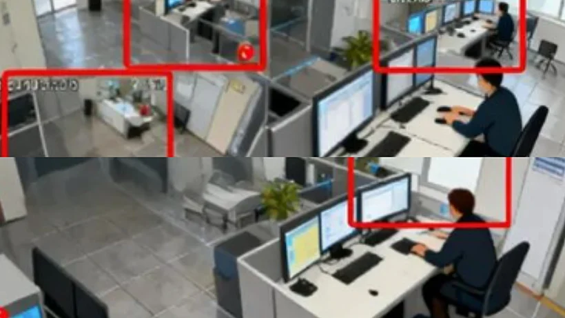 צילומי מצלמות האבטחה