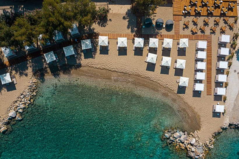 מבט למעלה על ריזורט Angsana בקורפו