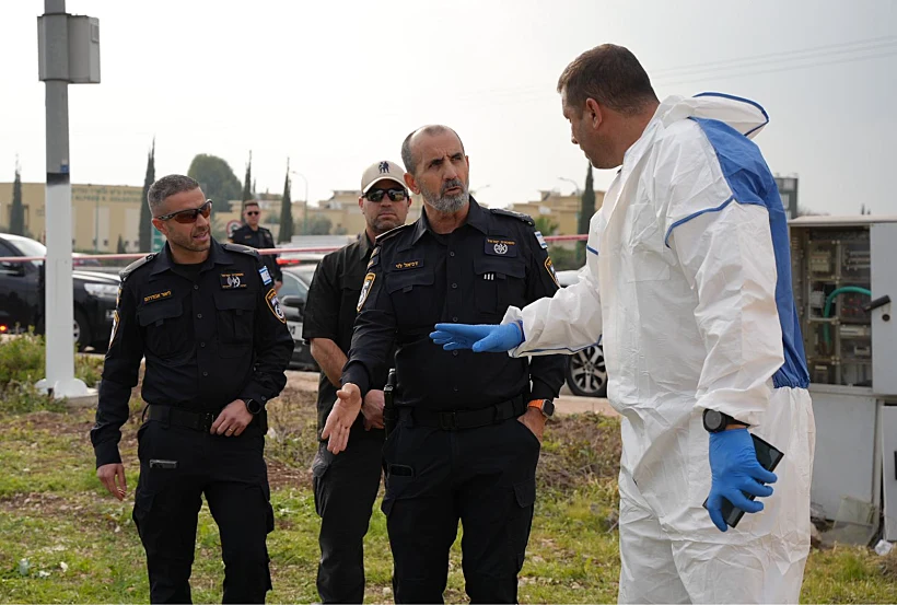 המפכ"ל דני לוי בזירה בכניסה לעפולה