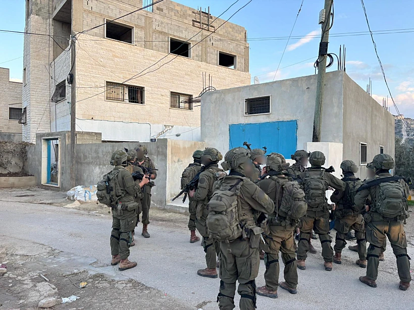 כוחות צה"ל בקבטיה לאחר הפיגוע המשולב בצפון