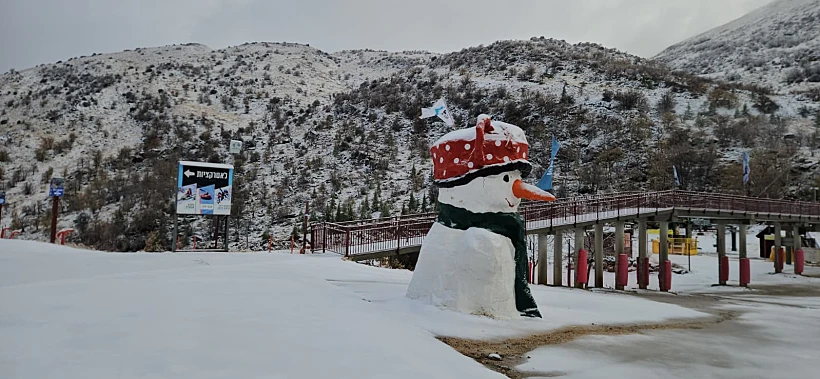 שלג בחרמון, מזג אוויר, חורף