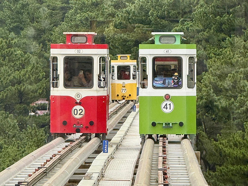 Sky capsule בעיר בוסאן בדרום קוריאה