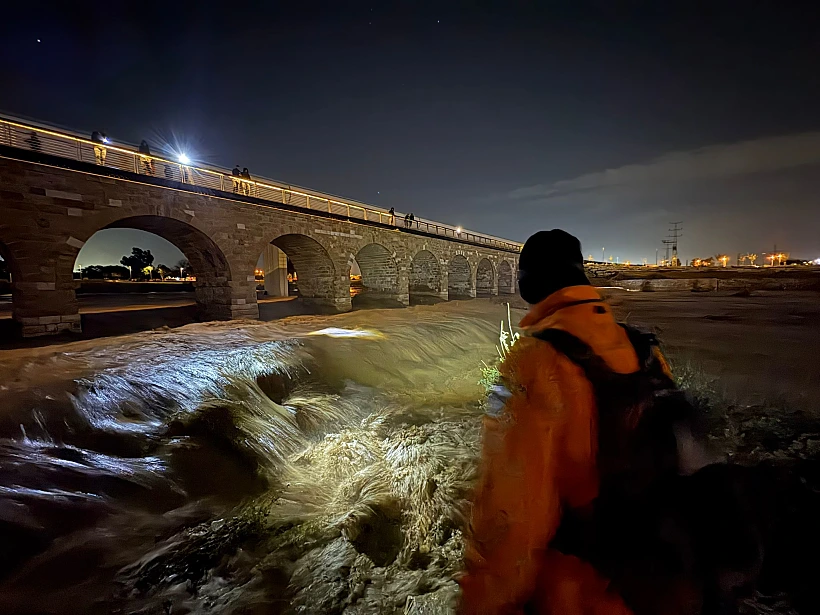 חיפושים אחר הנעדר שנסחף בנחל מיתר