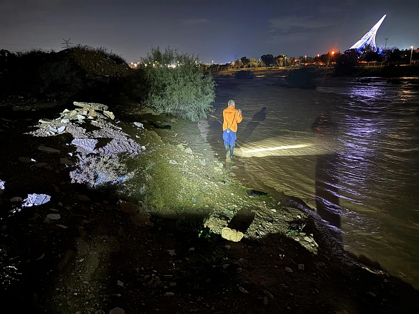 חיפושים אחר הנעדר שנסחף בנחל מיתר