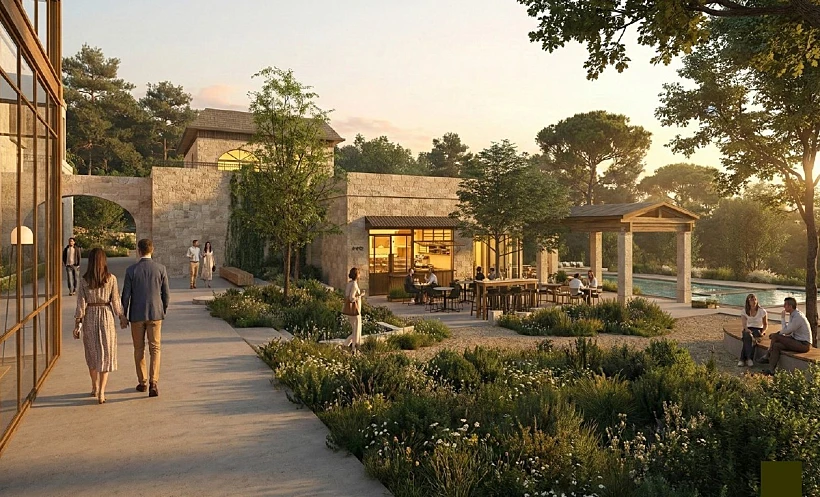 מלון חדש יוקם בעין הוד הדמייה